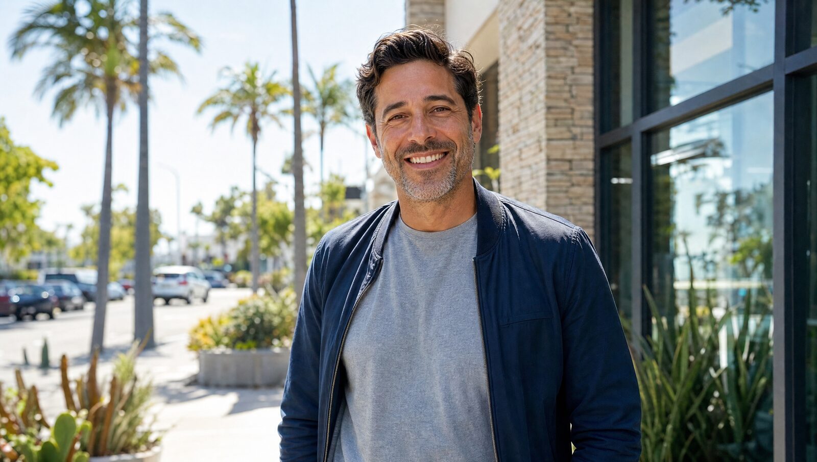 Smiling patient after root canal treatment and recovery